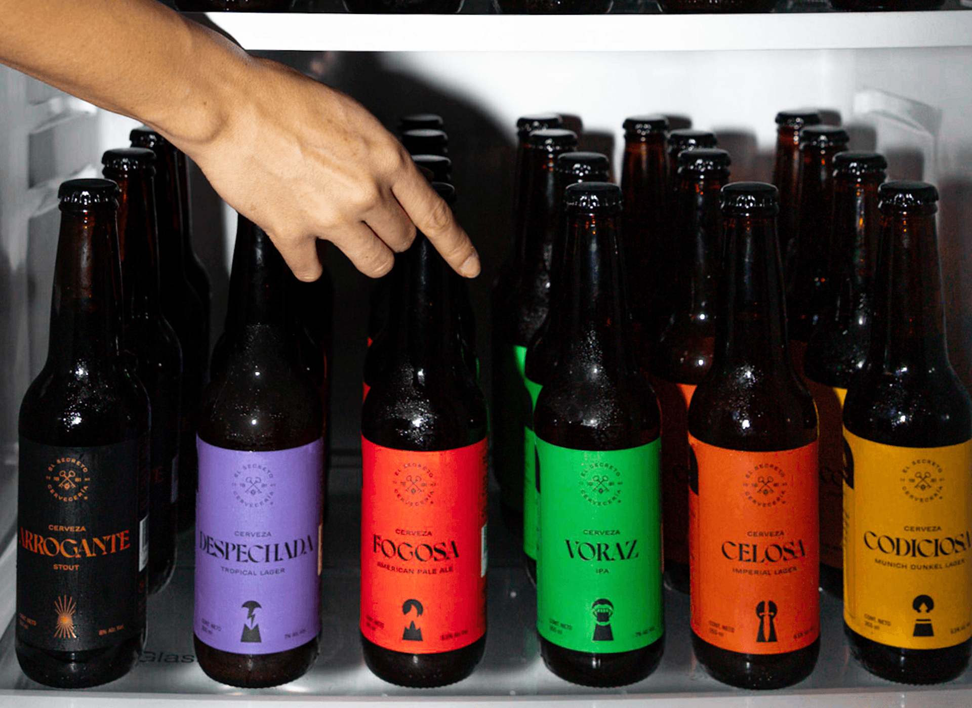 Variedad de cervezas